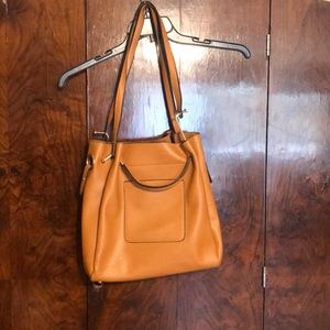 Sondra Roberts Squared Faux Leather Purse